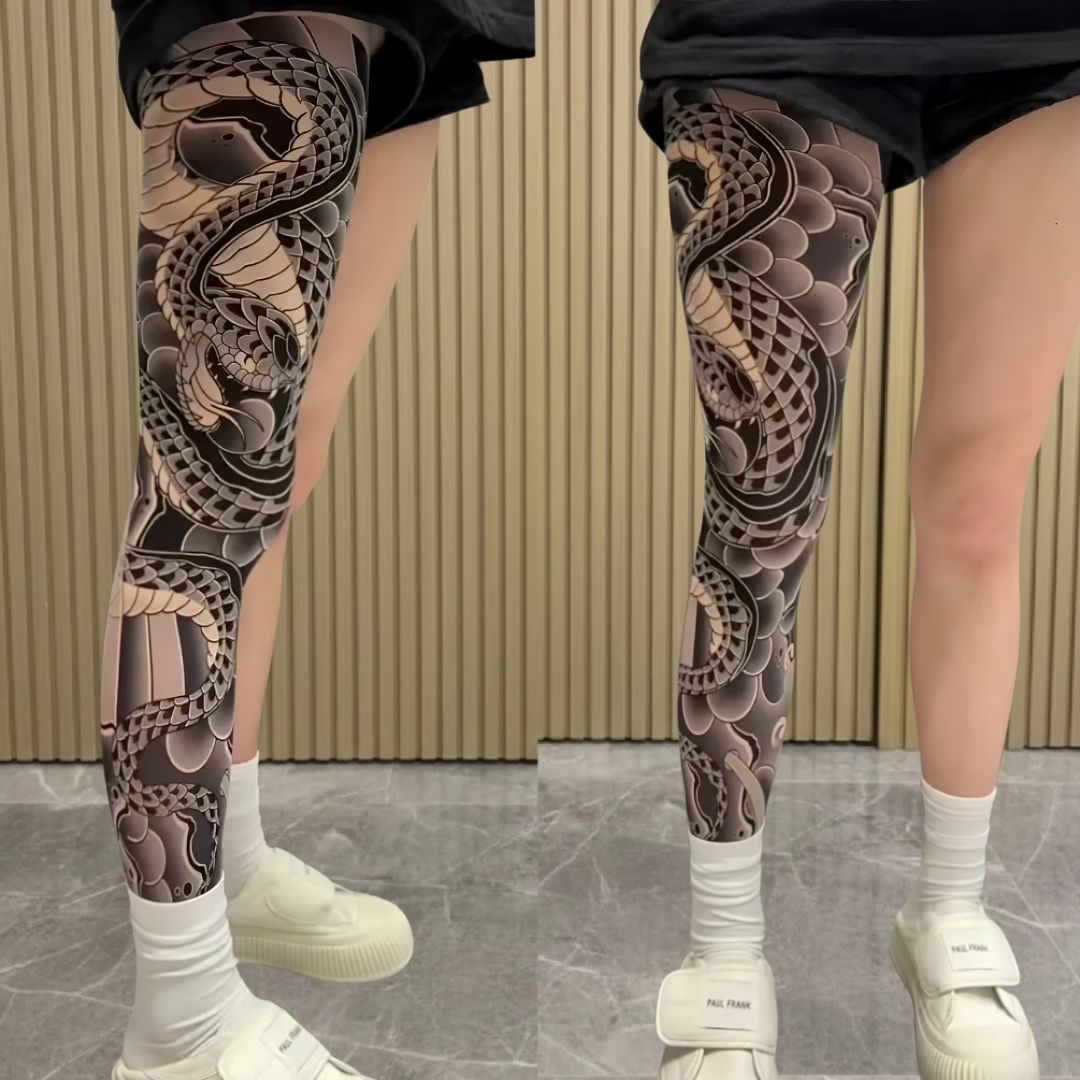 SwapTattoo - Mânecă cu Tatuaj pentru Picior