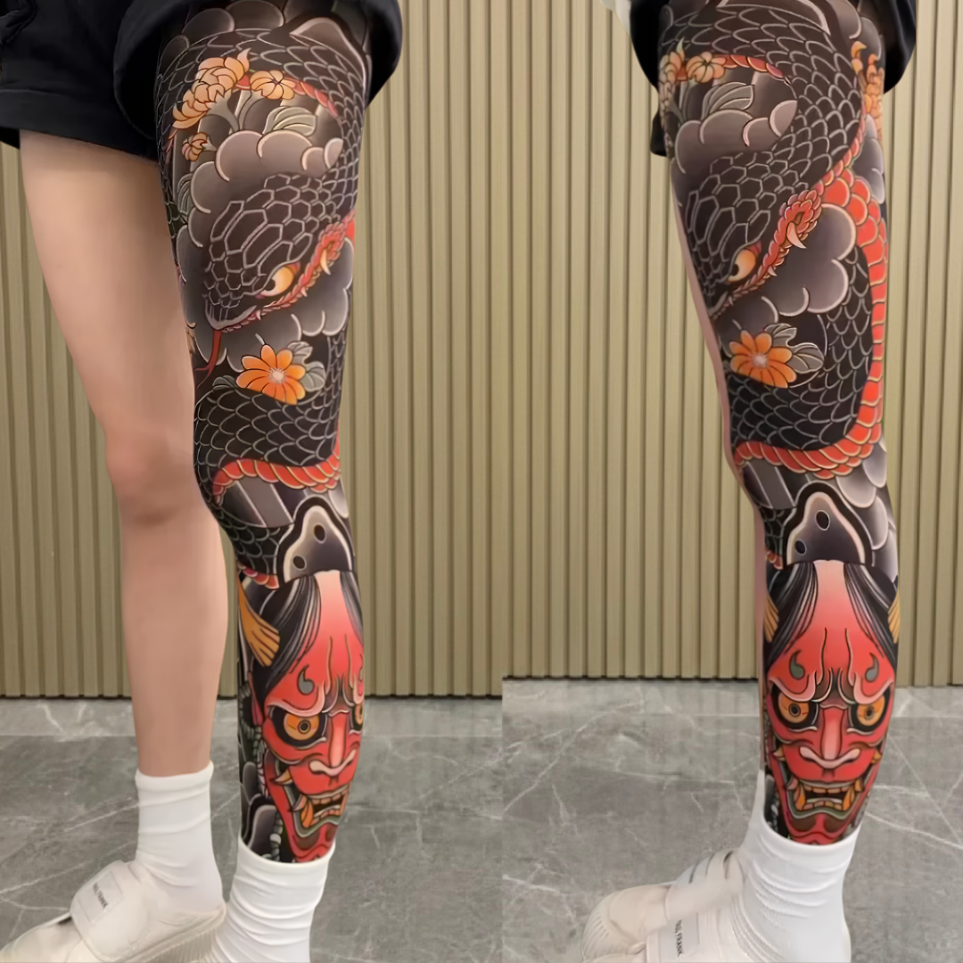 SwapTattoo - Mânecă cu Tatuaj pentru Picior