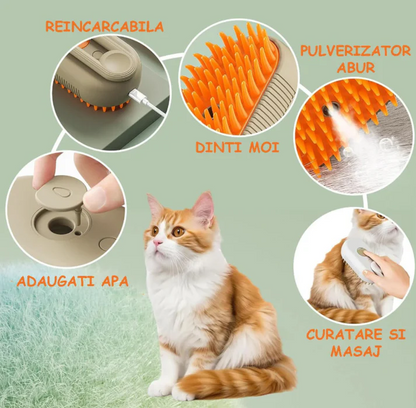Perie cu abur pentru Animale